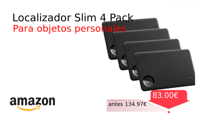 Localizador Slim 4 Pack