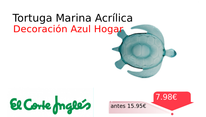 Tortuga Marina Acrílica