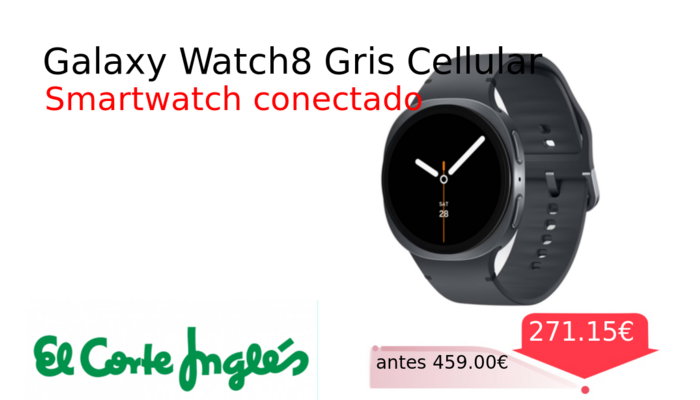Galaxy Watch8 Gris Cellular