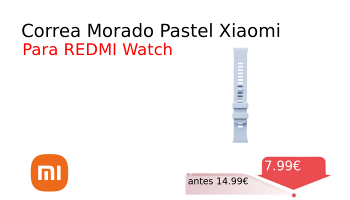 Correa Morado Pastel Xiaomi