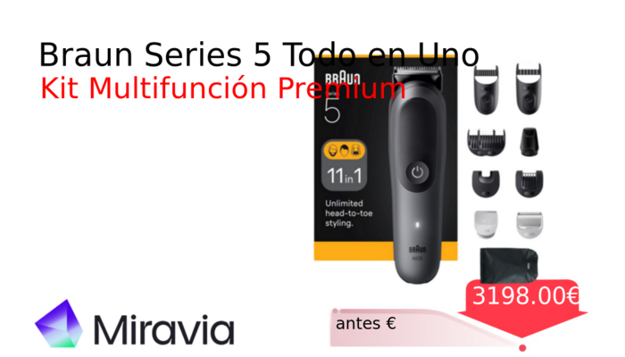 Braun Series 5 Todo en Uno