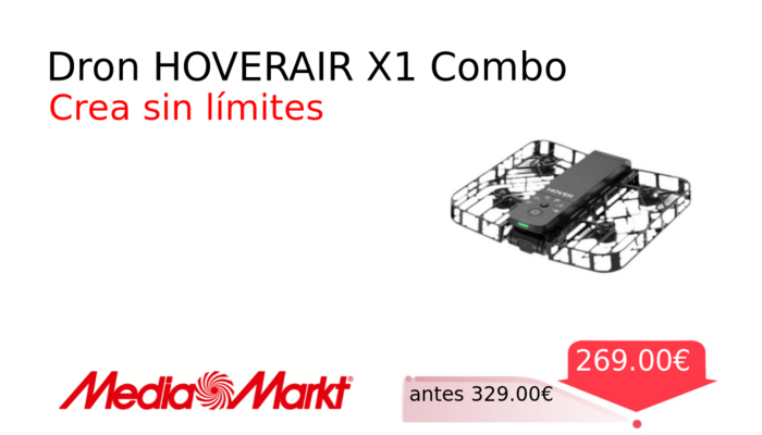 Dron HOVERAIR X1 Combo