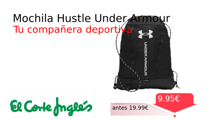 Mochila Hustle Under Armour