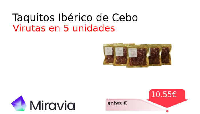 Taquitos Ibérico de Cebo