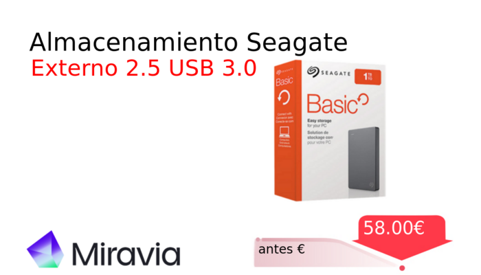 Almacenamiento Seagate