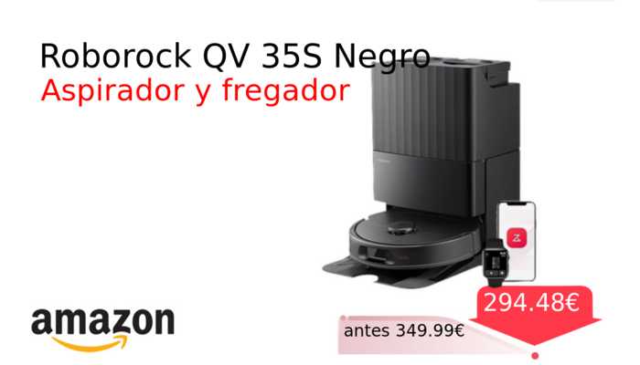Roborock QV 35S Negro