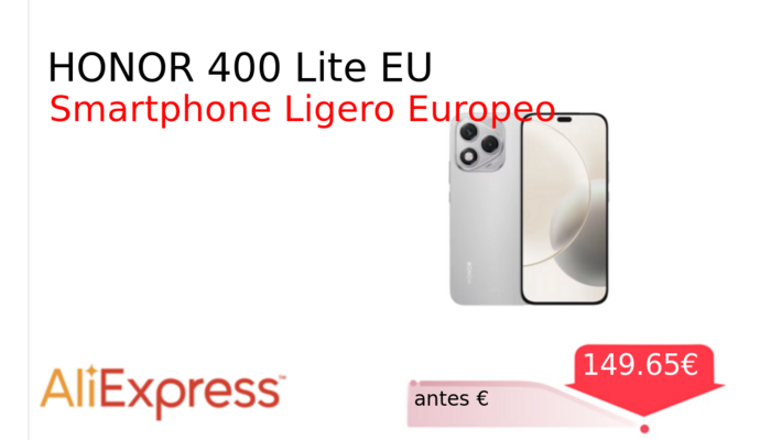 HONOR 400 Lite EU