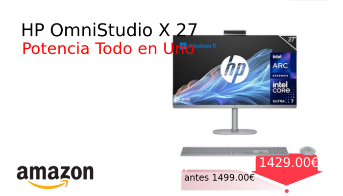 HP OmniStudio X 27
