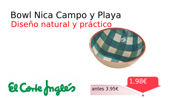 Bowl Nica Campo y Playa