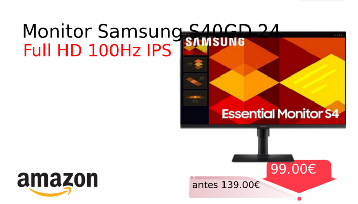Monitor Samsung S40GD 24