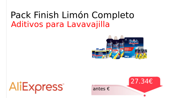 Pack Finish Limón Completo