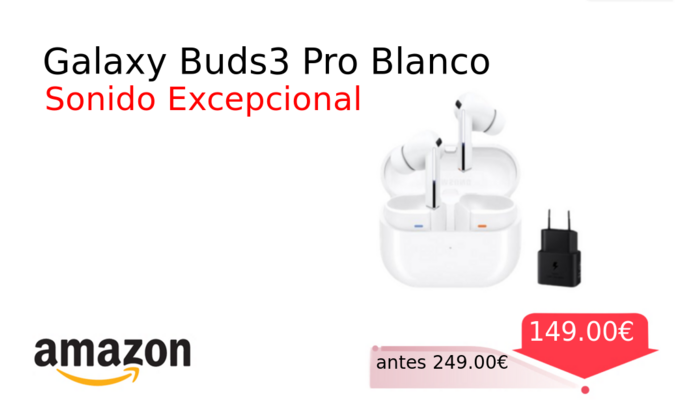 Galaxy Buds3 Pro Blanco