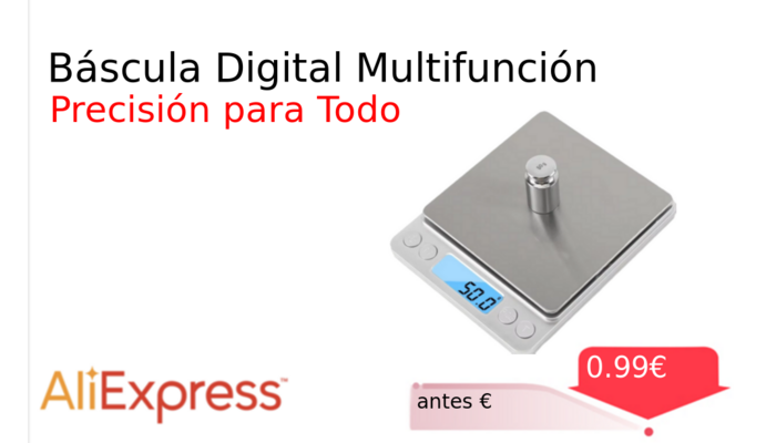 Báscula Digital Multifunción