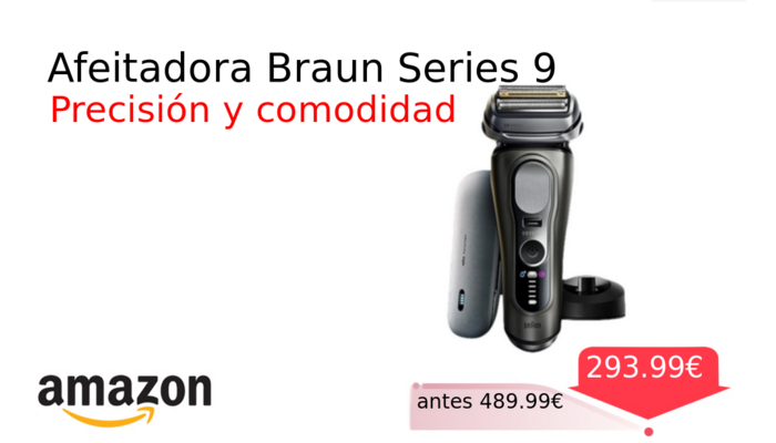 Afeitadora Braun Series 9