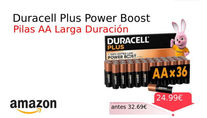 Duracell Plus Power Boost