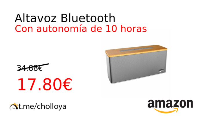 Altavoz Bluetooth