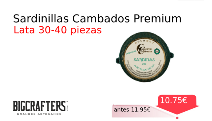 Sardinillas Cambados Premium