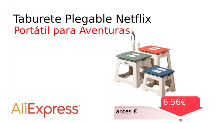 Taburete Plegable Netflix