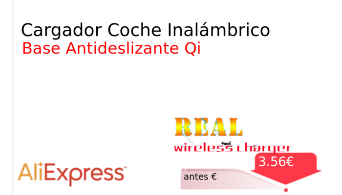 Cargador Coche Inalámbrico