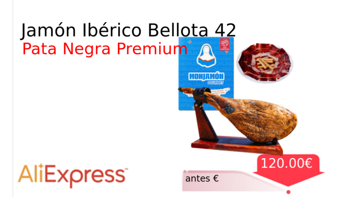 Jamón Ibérico Bellota 42
