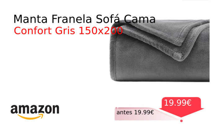 Manta Franela Sofá Cama