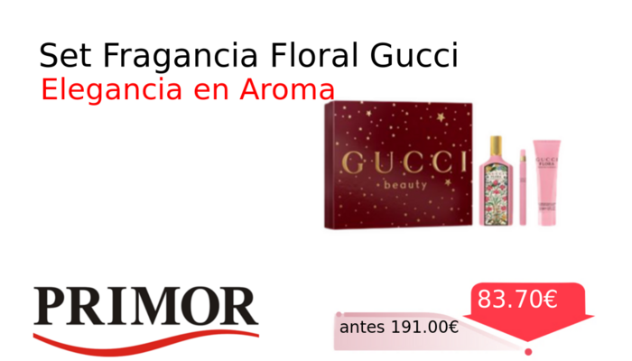 Set Fragancia Floral Gucci