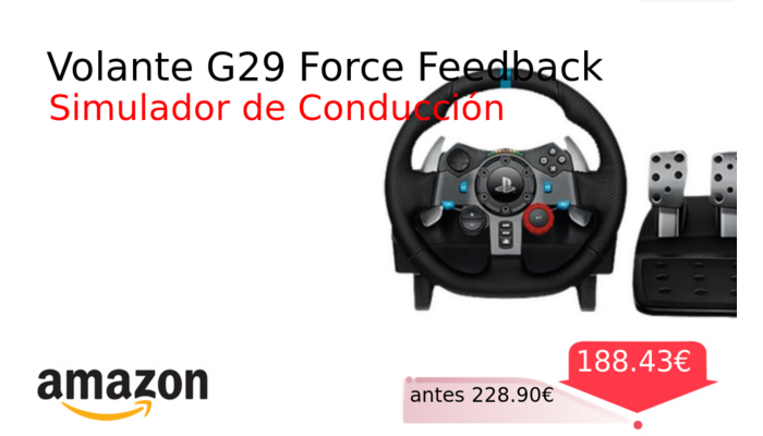 Volante G29 Force Feedback
