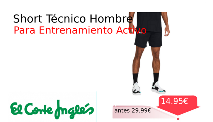 Short Técnico Hombre