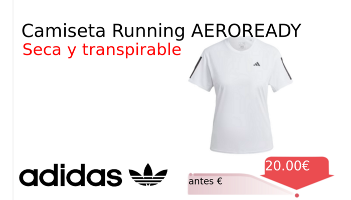 Camiseta Running AEROREADY