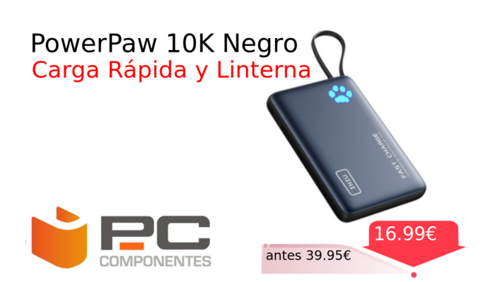 PowerPaw 10K Negro