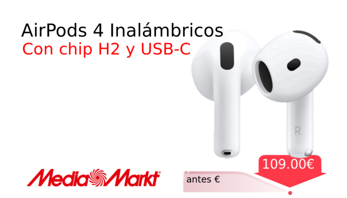 AirPods 4 Inalámbricos