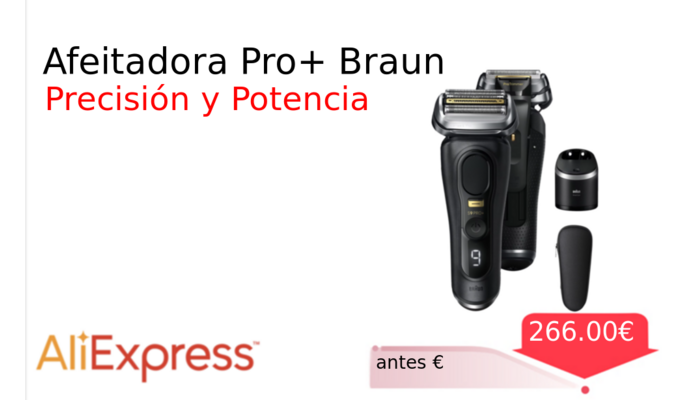 Afeitadora Pro+ Braun