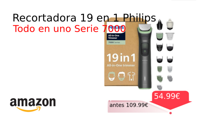 Recortadora 19 en 1 Philips