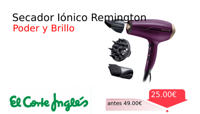 Secador Iónico Remington