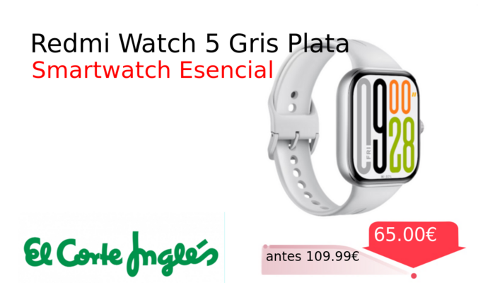 Redmi Watch 5 Gris Plata