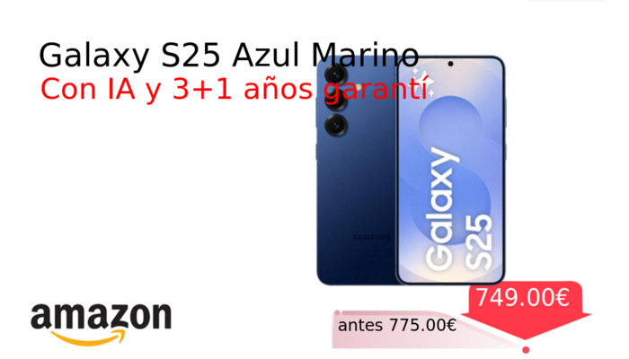 Galaxy S25 Azul Marino