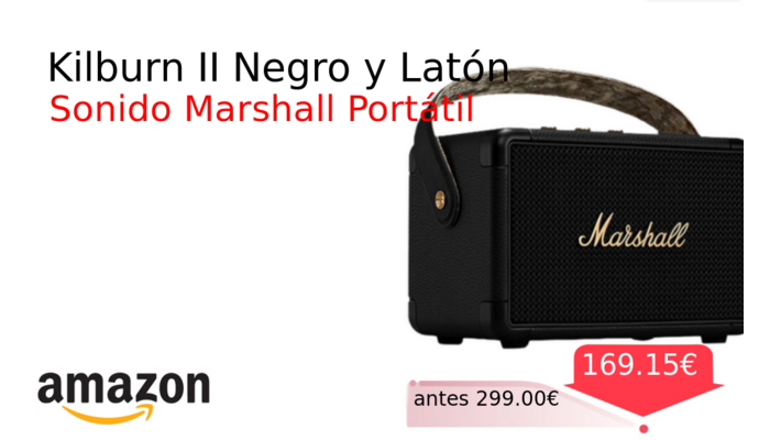 Kilburn II Negro y Latón