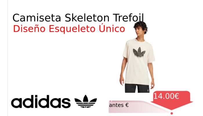 Camiseta Skeleton Trefoil