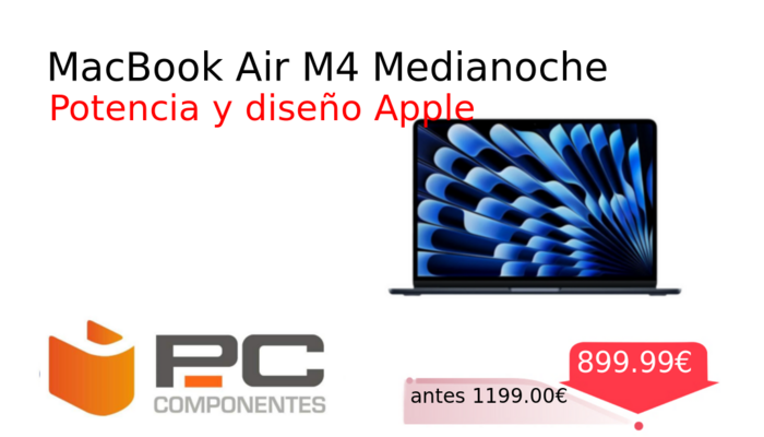 MacBook Air M4 Medianoche