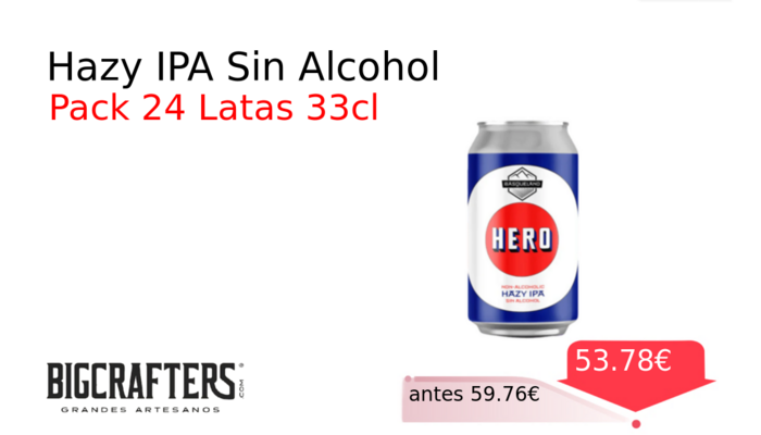 Hazy IPA Sin Alcohol