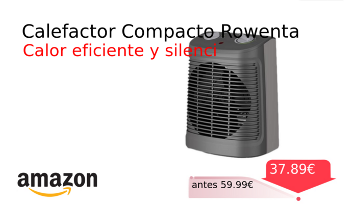 Calefactor Compacto Rowenta