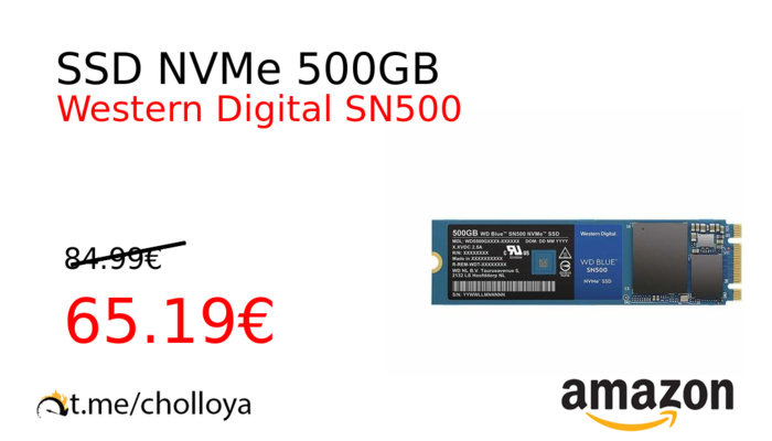SSD NVMe 500GB