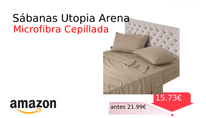 Sábanas Utopia Arena