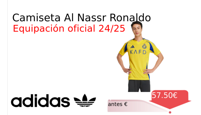 Camiseta Al Nassr Ronaldo