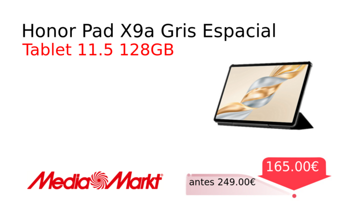 Honor Pad X9a Gris Espacial