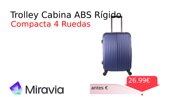 Trolley Cabina ABS Rígido