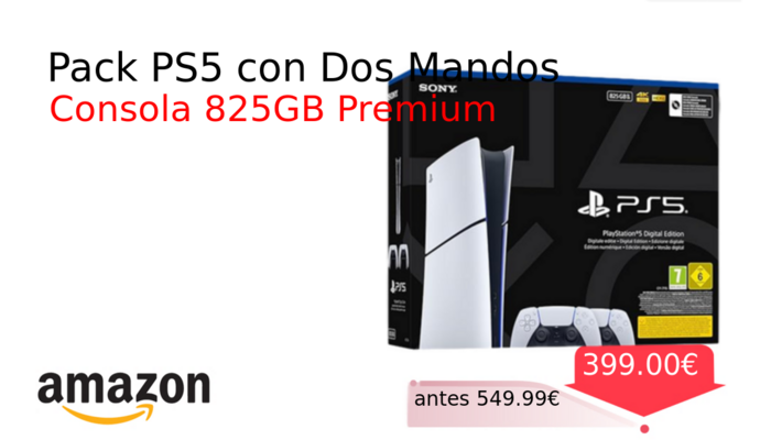 Pack PS5 con Dos Mandos