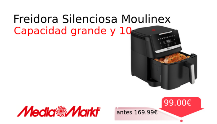 Freidora Silenciosa Moulinex