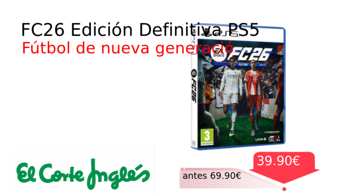 FC26 Edición Definitiva PS5