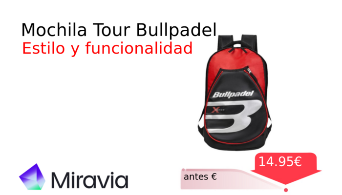 Mochila Tour Bullpadel